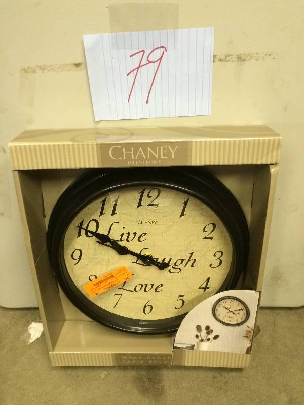 Live Love Laugh Wall Clock