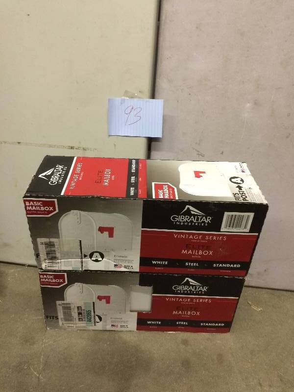 Lot of 2 Gibraltar Mailboxes