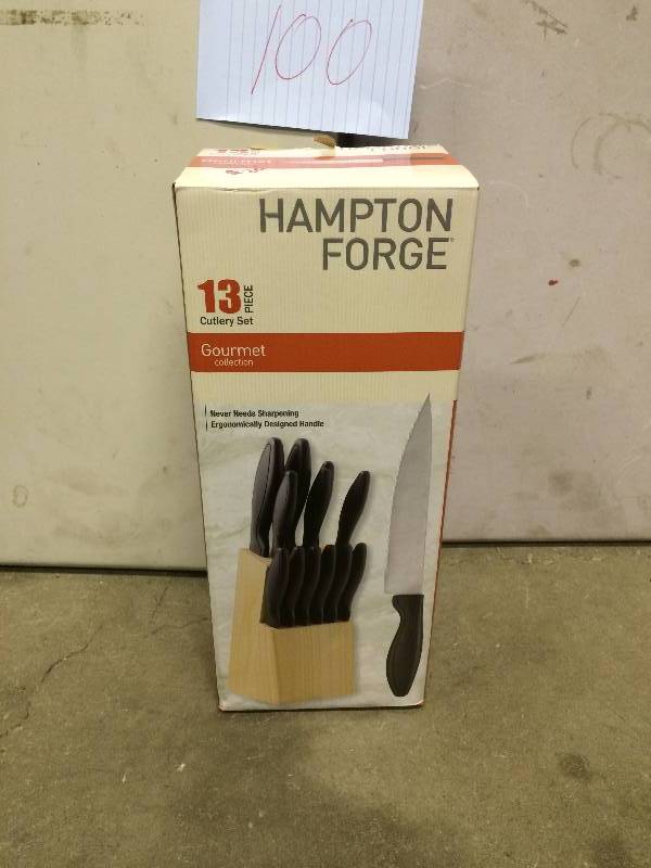 Hampton Forge 13 pc cutlery set never used