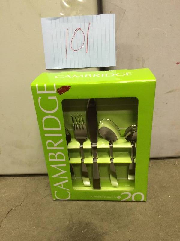 Cambridge Flatware set new