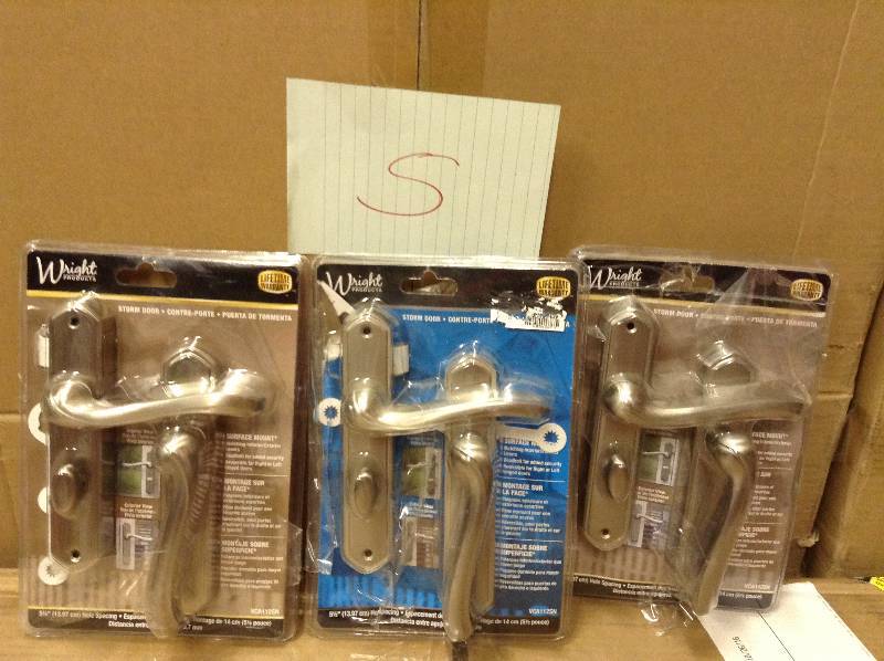 Lot of 3 Wright Storm Door Handles