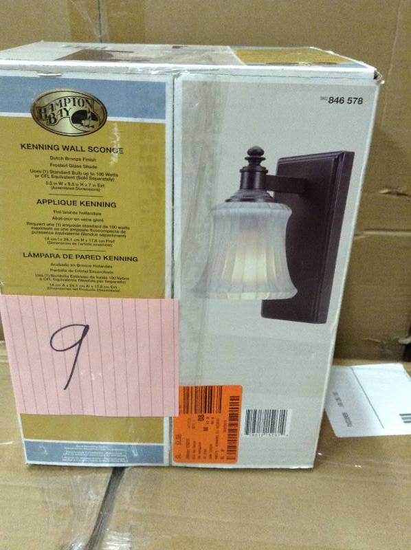 Hampton Bay Kenning Wall Sconce Never used