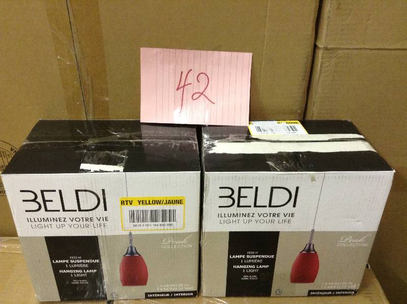 Lot of 2 Beldi Hanging Lamps