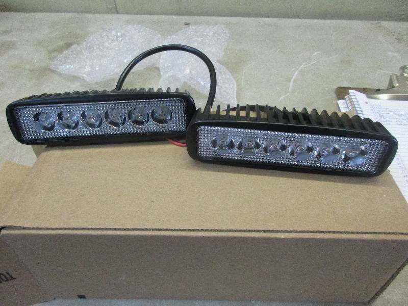 lot 9 image: 2 - 6 long LED lights 12 volt NEW