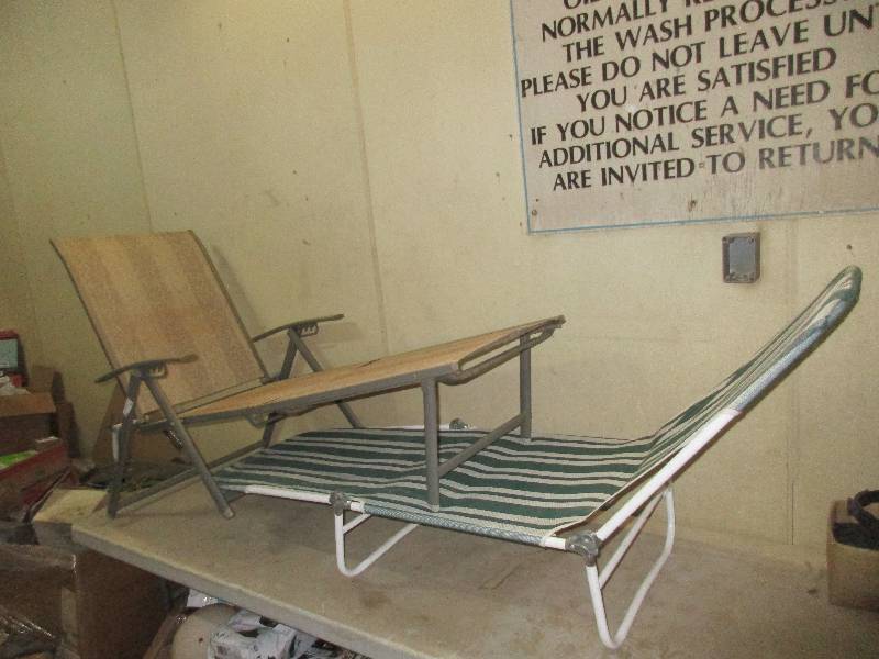 lot 71 image: 2 outdoor lounging chairs
