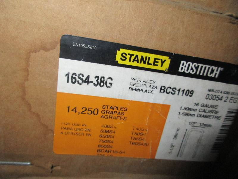 lot 85 image: Bostitch staples part number 16S4-38G 2 boxes