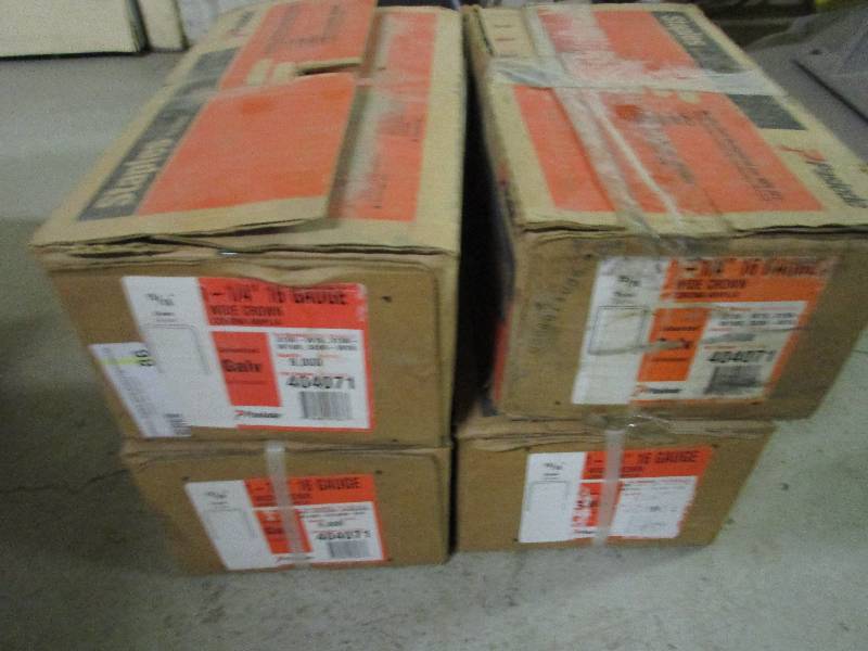 lot 86 image: Paslode staples part number 404071 4 boxes