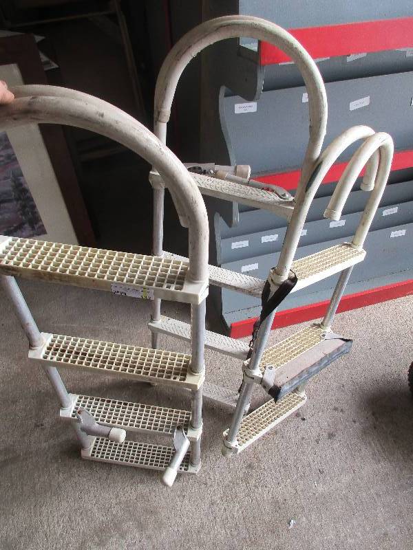 lot 132 image: 3 boat ladders