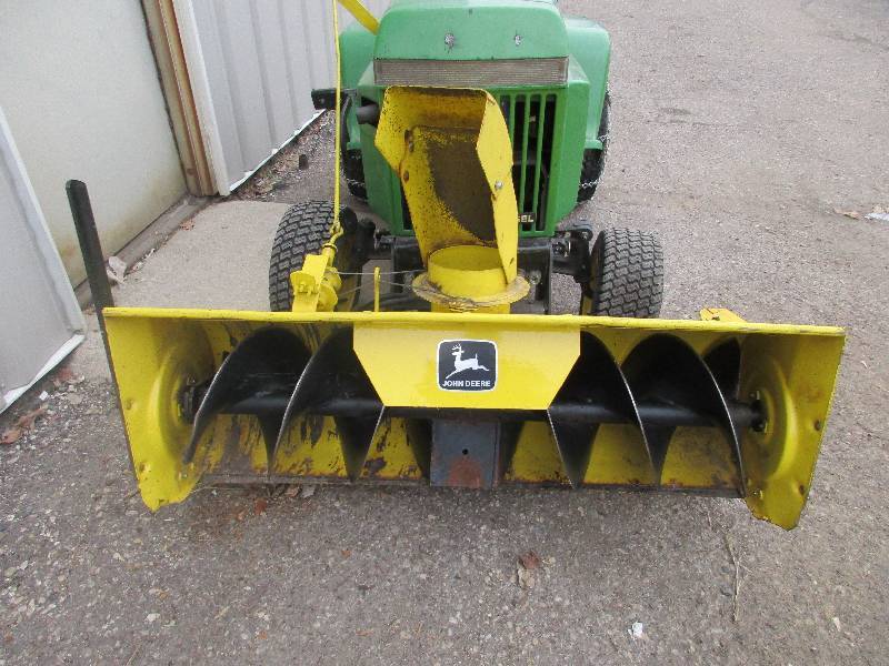 John Deere 332 Diesel 50'' lawn mower - snow blower - dethatcher ...