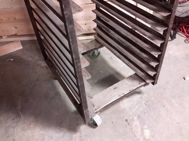 lot 7 image: Steel Bakers Rack