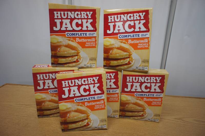 Lot of 6 - 32oz Boxes of Hungry Jack Pancake & Waffle Mix - Complete