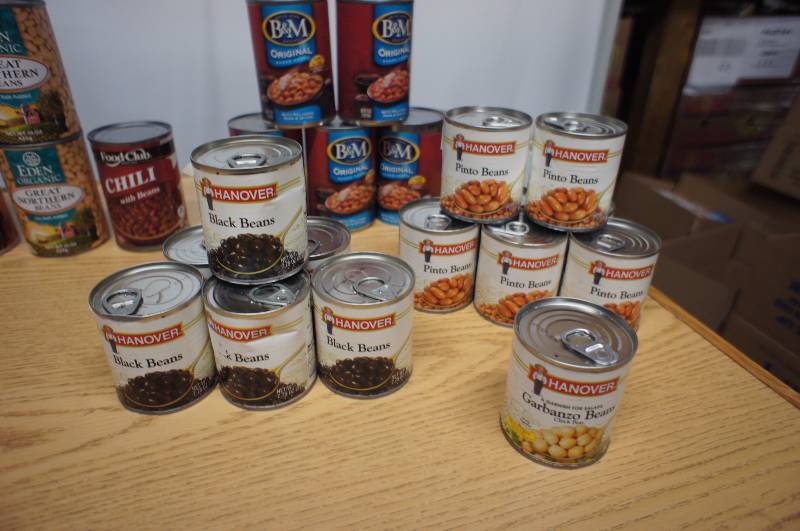 Lot of 41 Cans of Assorted beans