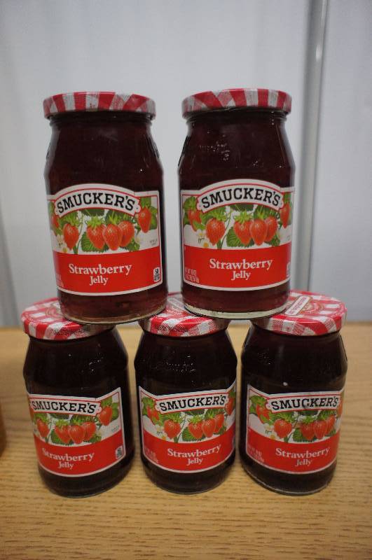 Lot of 12 Assorted Smuckers Jellys