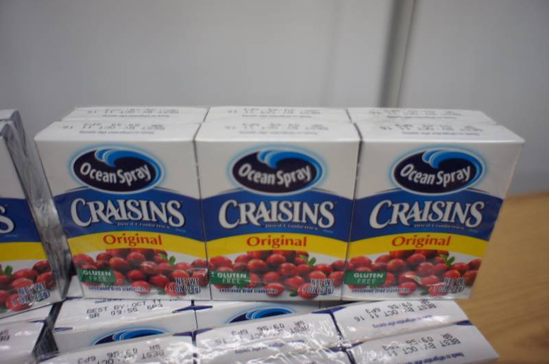 Lot of 18 Boxes of  6 - 1 oz packs of Craisins Original Sweetened Dried Cranberries Exp 1016
