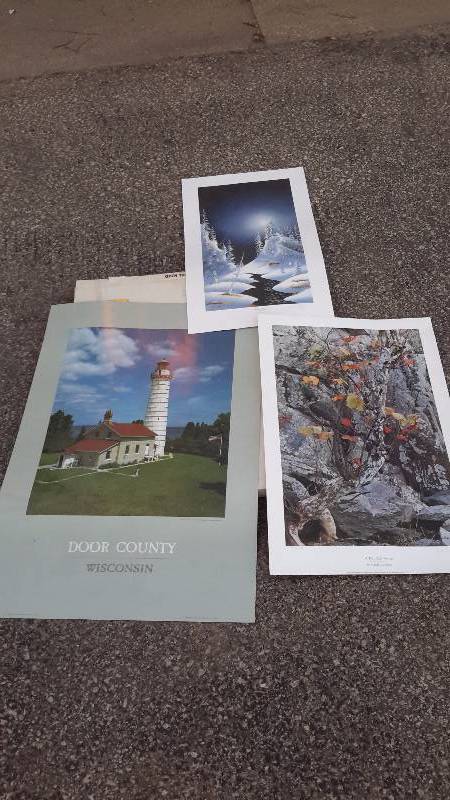 lot 15 image: 3 prints countrysides