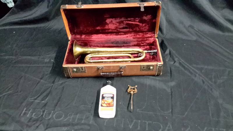 lot 53 image: Rexcraft official bugle for Boy Scouts of America