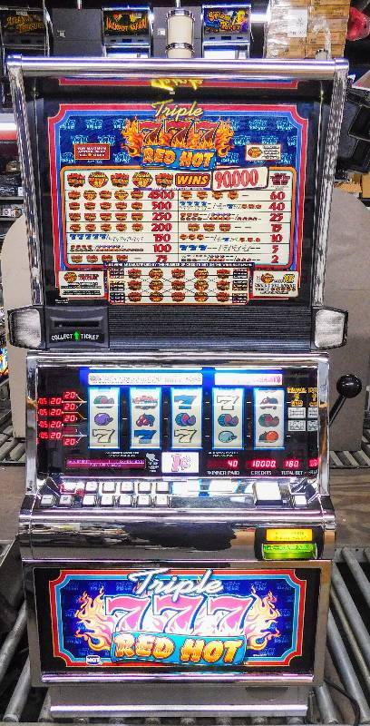 Triple Red Hot 7 Slot Machine