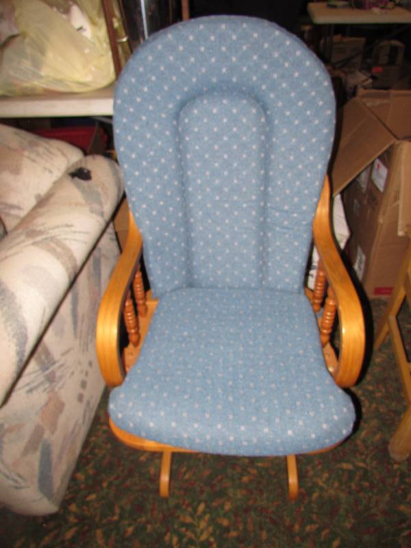 Glider Rocker with stool