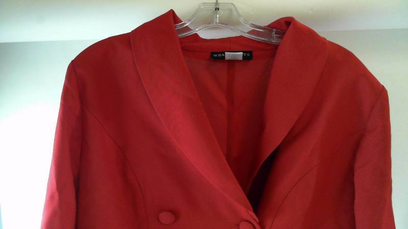 lot 321 image: Womens Wearabouts Red 2 pc. Pant Suit Size 18