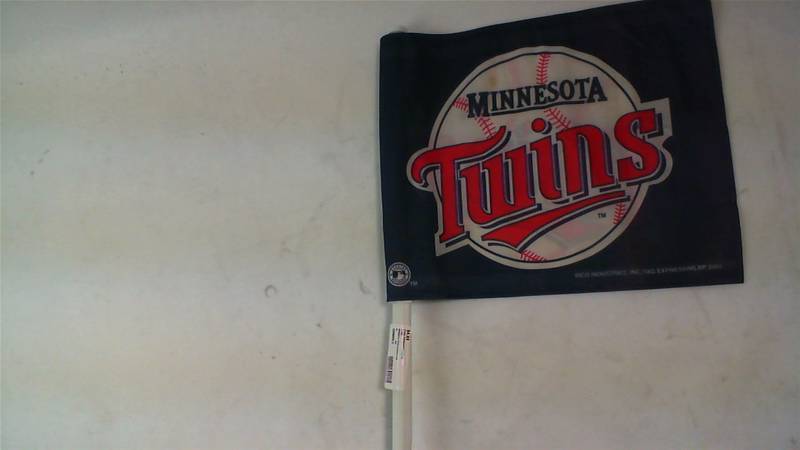 lot 471 image: Minnesota Twins Window Flag