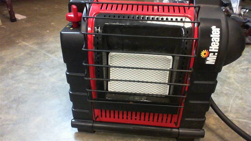 lot 26 image: Mr. Heater Portable Buddy MH9B 9000 BTU Radiant Propane Camping Outdoor Heater