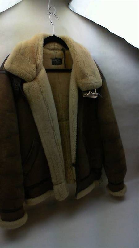 lot 71 image: US Sheepskin International LTD. Genuine Sheepskin Leather Type B-3 Size 44 Jacket