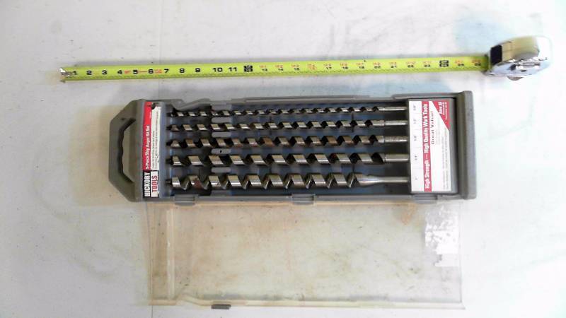 lot 576 image: Hickory Tools HW1081 5 Piece Auger Set