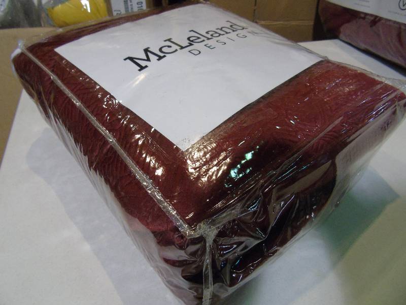 lot 15 image: McLeland Design Ashley 3-Pc. Bedspread Set - Full