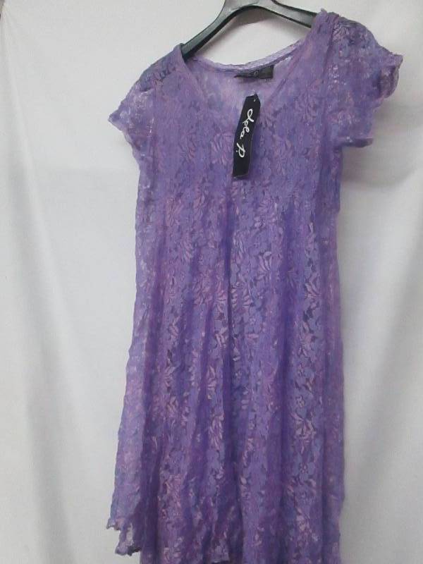 lot 68 image: Lola P Lace Double Ruffle Dress