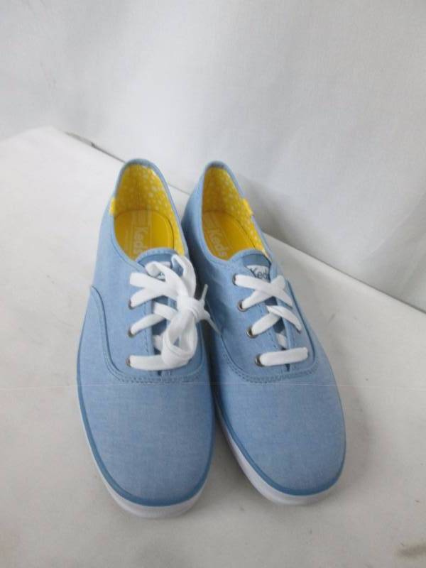 lot 44 image: Keds Womens Champion Chambray Casual Sport Shoe