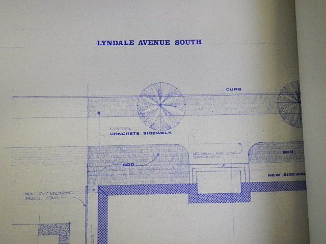 lot 52 image: Lot of Vintage Minneapolis Blueprints