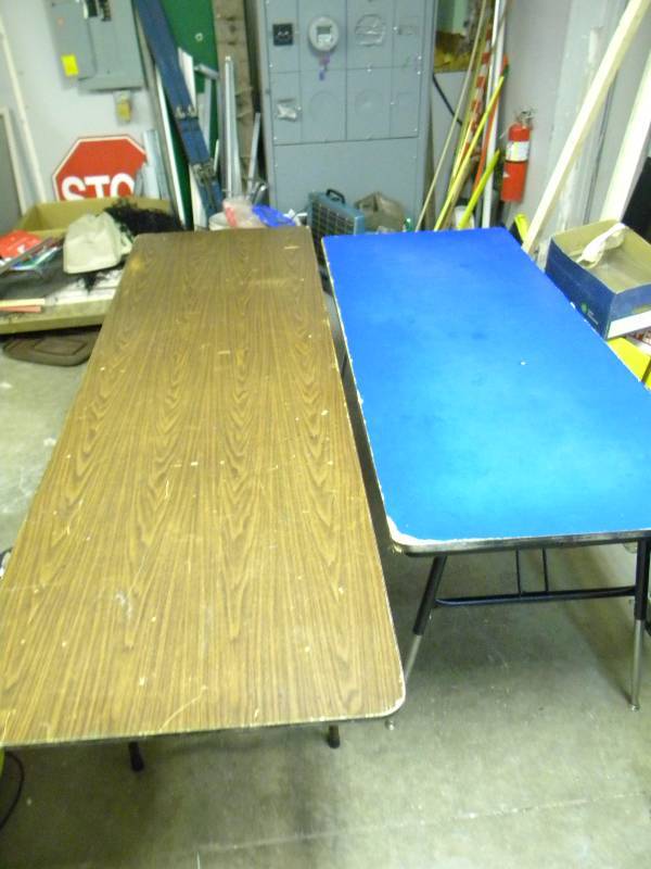 Folding Table Lot