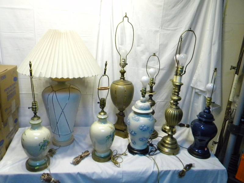 Large Lamp Lot