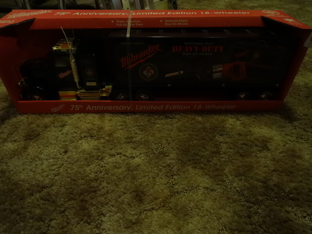 Milwaukee Tool 75th Anniversary Metal semi.