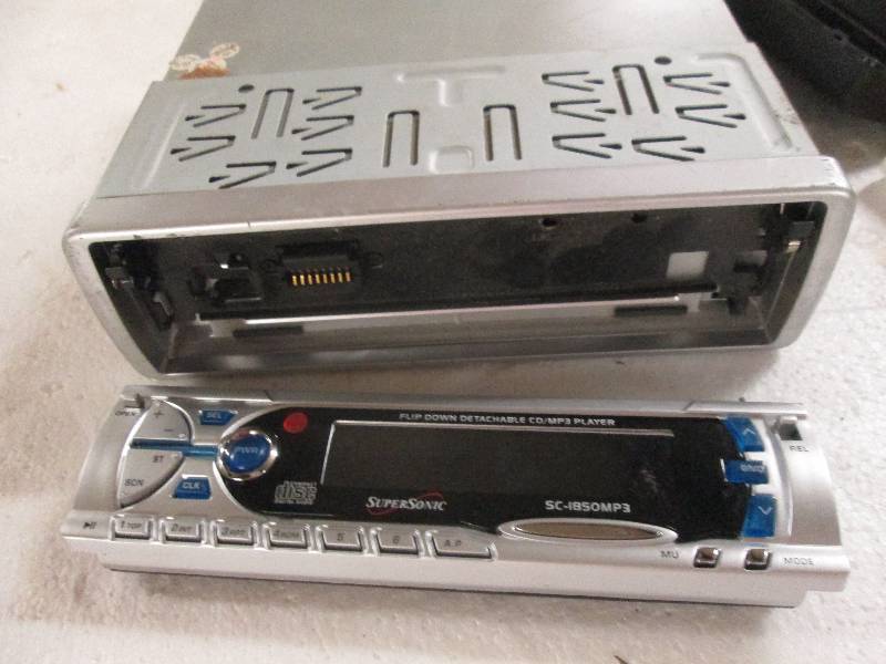 super sonic car radio with cd and m...