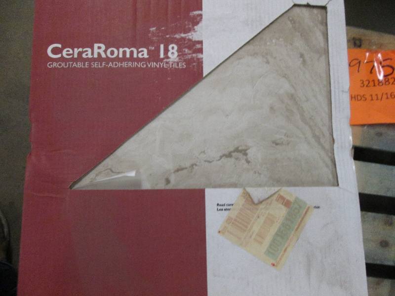 5 packages of ceraroma 18 groutable...