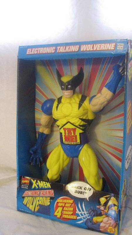 lot 43 image: X-men Electronic Talking Wolverine Marvel 15 Figure