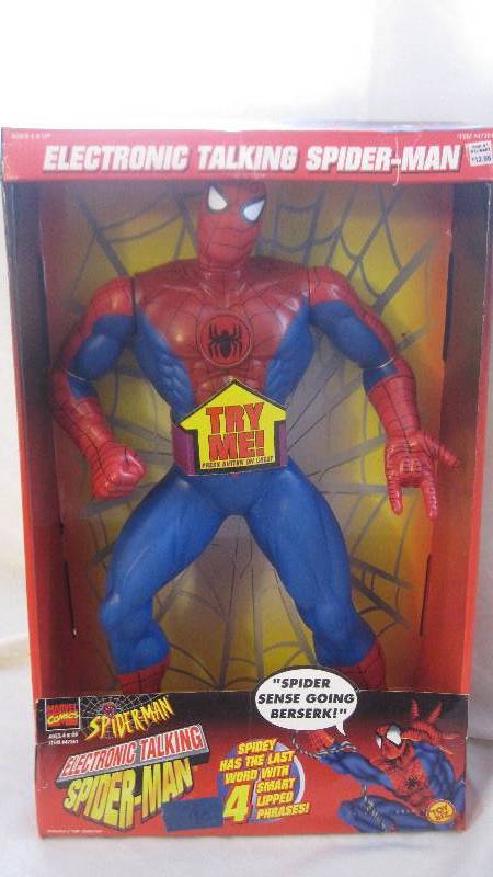 1995 Marvel Electronic Talking Spider-Man figure | Huge vintage toy ...