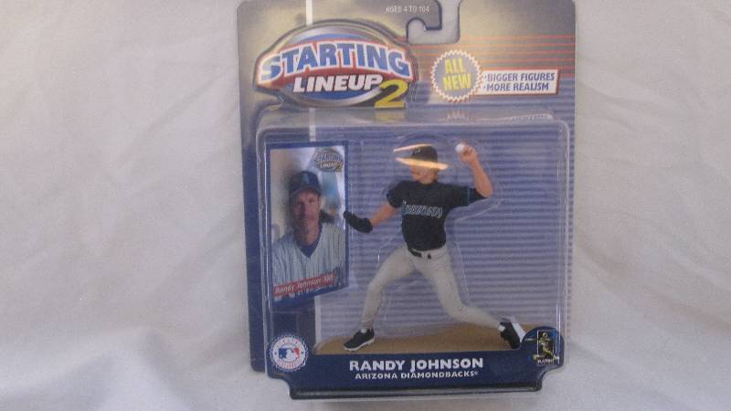 lot 58 image: Starting Lineup 2 randy Johnson figure