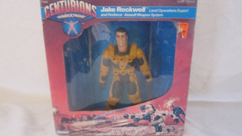lot 60 image: Vintage Centurions Jake Rockwell action figure