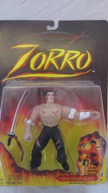 lot 62 image: 1997 Playmates Zorro action figure