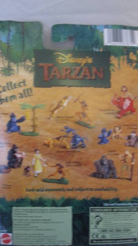 lot 67 image: 1999 Mattell Disneys Tarzan Young Tarzan & Friends action figures