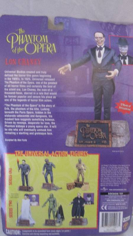 lot 69 image: Universal Studios Monsters Series 2 The Phantom of the Opera Lon Chaney action figure