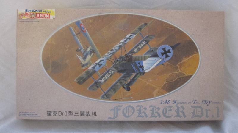 lot 83 image: Model airplane WWI Fokker Dr. 1