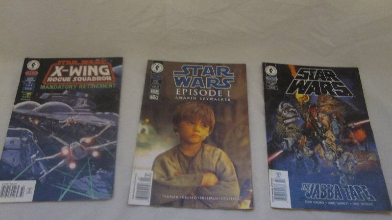 lot 110 image: 3 star Wars Comic Books