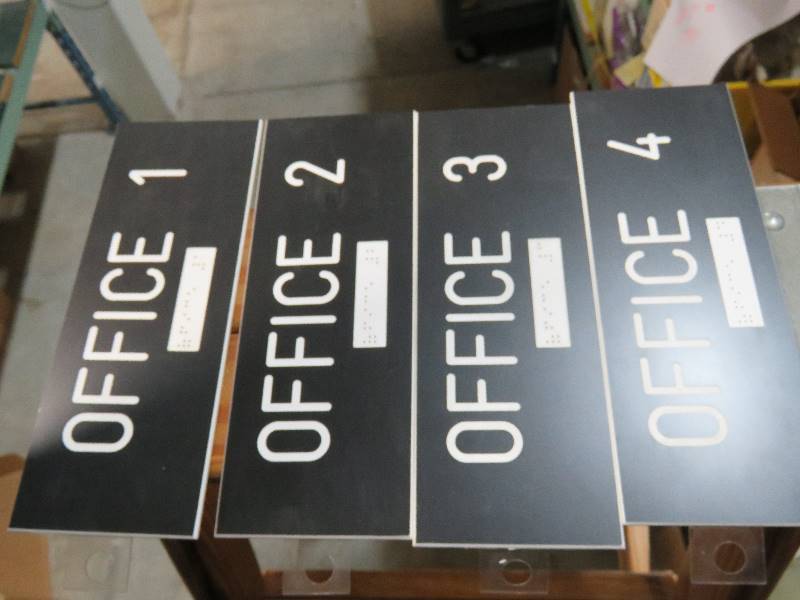 lot 75 image: Sign-It Engraved Plastics