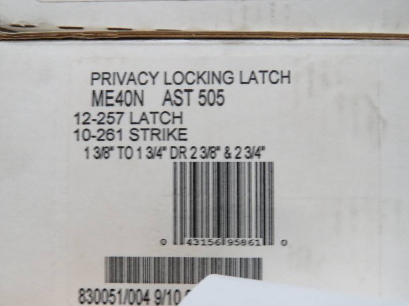 lot 176 image: Schlage Lock