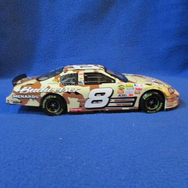 lot 14 image: Dale Jr 07 #8 Budweiser Camo American Heros