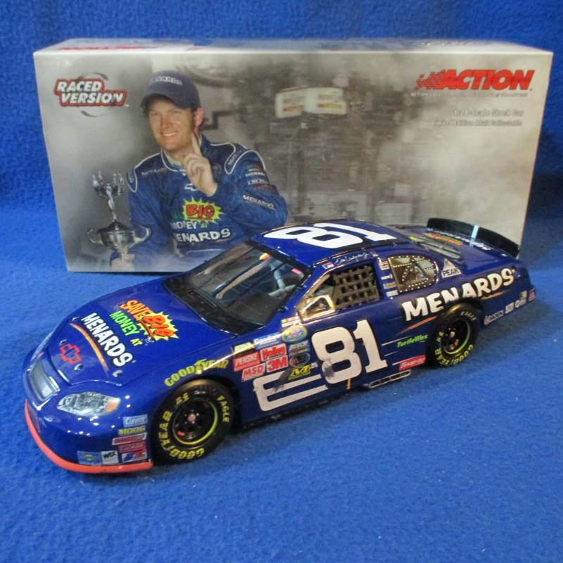 dale jr raced version diecast