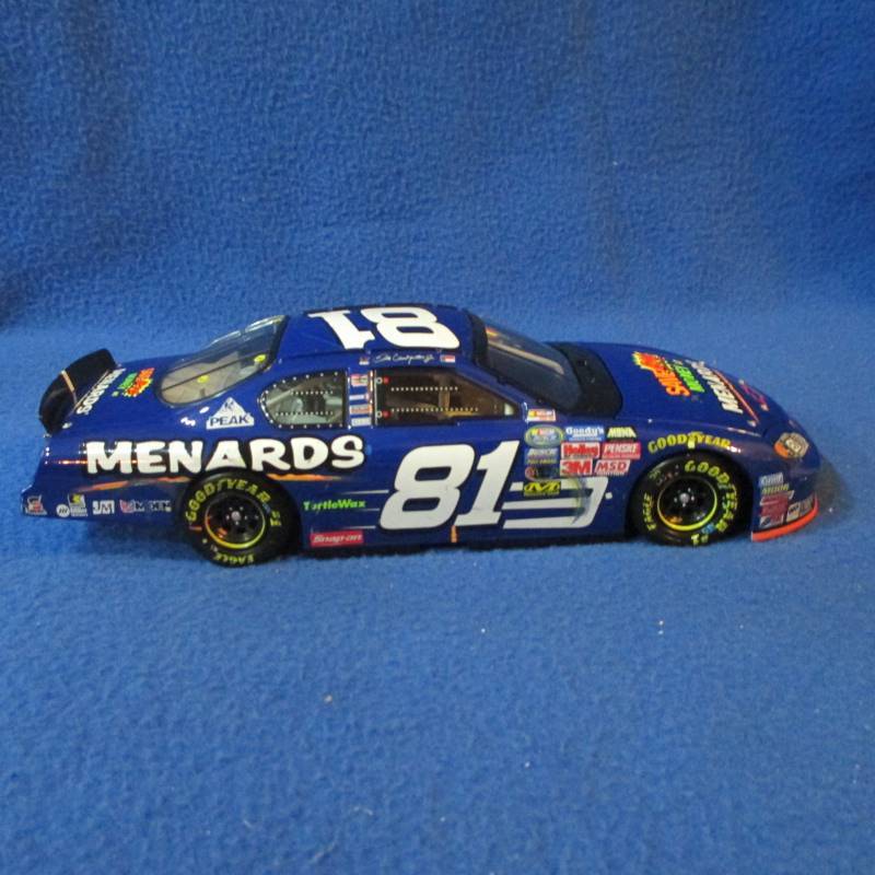 lot 21 image: Dale Jr 04 #81 Menards Bristol Win (Raced Version)